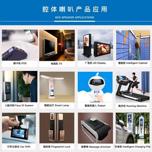 28毫米圆形4ohm 2w迷你音箱，带防抱死制动系统外壳，用于POS、传真机、面部识别设备 - Product Image 5