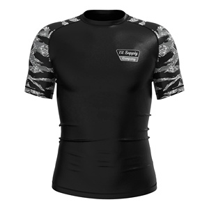 Dropshipping Tùy Chỉnh Không Có <span class=keywords><strong>Gi</strong></span> Vớ Phòng Tập Thể Dục Jiu Jitsu Anh Bjj Vật Lộn Mặc Judo Rashguard MMA Trẻ Em Phát Ban Bảo Vệ Bjj Võ Thuật - Product Image 1