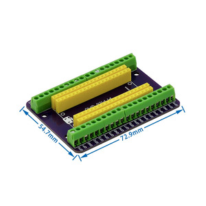 Scheda di espansione GPIO Dual-Row per Raspberry Pi Pico/Pico W - Breakout Extender con intestazioni maschio/femmina e interruttore di alimentazione