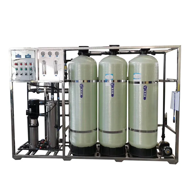 Preço industrial da planta de água RO do sistema de tratamento de radiação UV da planta do RO da osmose reversa 500LPH para 10.000 litros