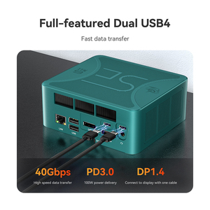 SER6 Max 7735HS Mini PC AMD Ryzen 7 CPU 8 çekirdek çift SO-DIMM DDR5 32G M.2 2280 PCIe 4.0 1TB SSD 2.5G LAN HDMI bilgisayar - Product Image 5