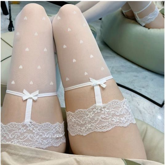Heart-shaped white