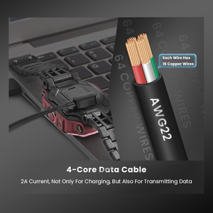超薄4针母直角90度5V 2A公母Usb磁性电缆连接器4针 - Product Image 6