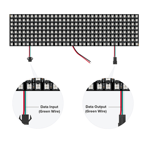 Vendita molto flessibile programmabile digitale 8x8 16x16 8x32 WS2812B Pixel LED pannello matrice
