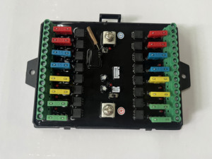 ชุดควบคุม12V 24V แผงสวิตช์ไฟ LED รถยนต์16แก๊ง RGB แผงสวิตช์16ช่องควบคุมระยะไกลสำหรับรถจี๊ปรถออฟโรดรถยนต์ทางทะเล