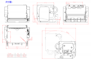 高性能USBインターフェイスSシリーズサーマルプリンターDP32 - Product Image 6