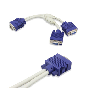 VGA3 + 6 Dividido en dos computadoras Pantalla LED Datos de video multifuncionales 1cm 2 Madre VGA Cable de pantalla dividida - Product Image 6