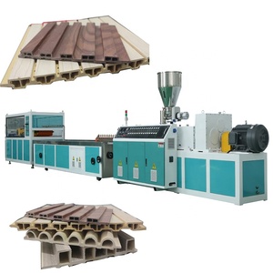3D Interieur Holz Kunststoff Verbund verkleidung Dekorative PVC WPC Great Wall <span class=keywords><strong>Panel</strong></span> Extruder Fertigungs maschine