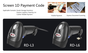 New Arrival Long Range Portable 1D 2D <strong>Qr</strong> <strong>Code</strong> BT Blue Tooth Wireless Barcode Scanner - Product Image 5