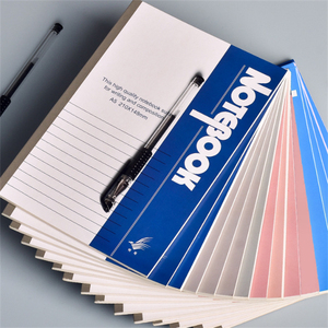 Benutzer definiertes Logo Undatiertes breites Papier Office Spiral Writing Notebooks Notizbuch für Studenten - Product Image 3