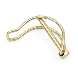 Professional Production Factory Safety Wire Lock Pin 1/4 5/16 or Custom Wire Lock Pin <strong>Black</strong> Oxide - Product Image 2