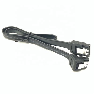 สายเคเบิล SATA III 3.0 6 Gbps ขนาด40ซม. 18นิ้วพร้อมสลักล็อคและปลั๊ก90องศา - Product Image 1