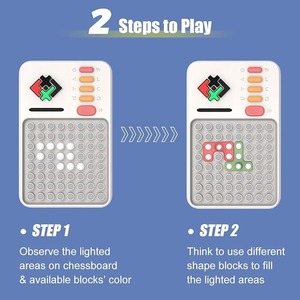 Super Blocks Pattern <strong>Matching</strong> Puzzle Games with 1000+ <strong>Challenges</strong> Brain Teaser STEM Kids Toys Educational Gift - Product Image 4