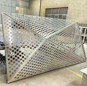 现代大厅假天花板装饰定制建筑金属3d拉伸天花板 - Product Image 6