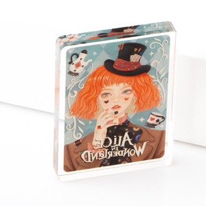 Không có moq tùy chỉnh dày 8 mm <span class=keywords><strong>Acrylic</strong></span> Standee Anime nhân vật <span class=keywords><strong>Acrylic</strong></span> khối CNC cắt hai mặt in dày <span class=keywords><strong>Acrylic</strong></span> Standee - Product Image 3