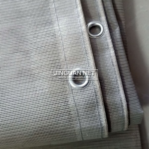 1.8x5.1m <strong>Fireproof</strong> PVC Coated Safety <strong>Net</strong> For Construction Safety Mesh Sheet Scaffolding Netting Singapore - Product Image 4