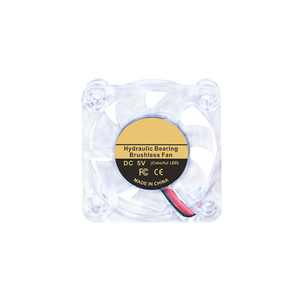 #54125 <strong>Raspberry</strong> <strong>Pi</strong> <strong>CPU</strong> Radiator 4010 Glare Fan RGB LED 40X40X10mm 5V With XH2.54 - Product Image 1