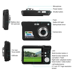 2.7インチ18メガピクセル8xズームHDデジタルカメラカード型自動カメラ子供用 - Product Image 4