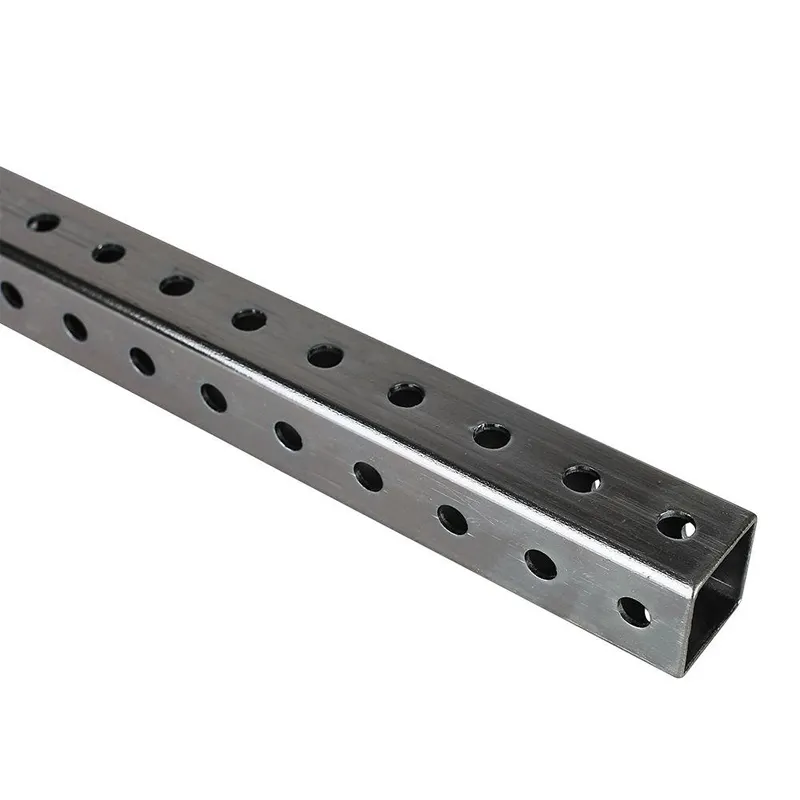 Perforated galvanized Steel Square tube with circular shaped holes