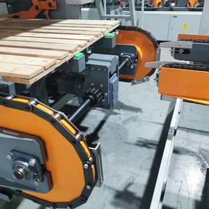 Colocación completamente automática de alta eficiencia para ensamblaje, apilamiento, manejo y transporte máquina de fabricación de palés europeos - Product Image 4