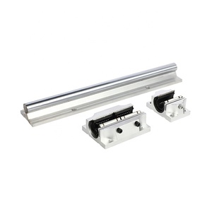 圆柱直线导轨木工光滑轴滑轨SBR 25直线铝合金圆形导轨 - Product Image 4