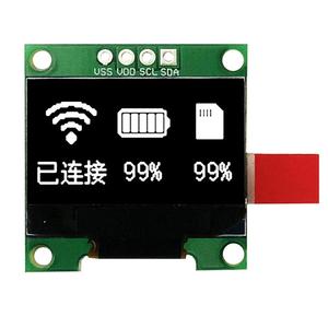 0,96-Zoll-OLED-Display, 12864 LCD-Modul IIC/I2C-Schnittstelle SH1106-Treiber 4PIN - Product Image 1