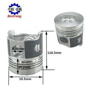 Laidong LD dizel motor yedek parçaları 1105 <span class=keywords><strong>LD1105</strong></span> Piston kiti/Liner