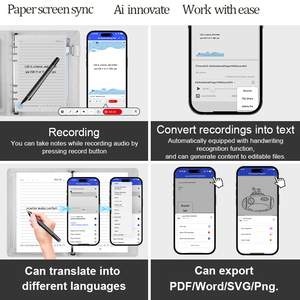 Bloc de notas AI directo de fábrica AI dibujo escritura AI corrección de documentos traducción de idiomas grabación Bluetooth cuaderno inteligente - Product Image 3