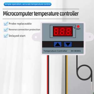 XH-W3001 LCD Digital <strong>Temperature</strong> <strong>Controller</strong> Thermal Regulator Thermostat 220V 10A <strong>With</strong> <strong>NTC</strong> <strong>Sensor</strong> - Product Image 2