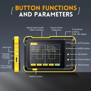 DSO152 Handheld-Klein oszilloskop Tragbares Digital oszilloskop für Anfänger, die Wartungs zwecke unterrichten