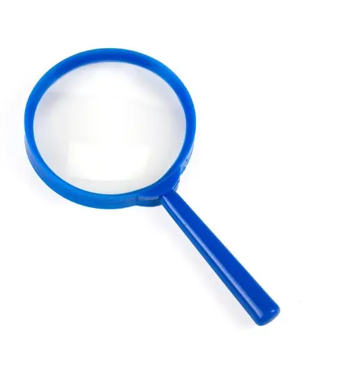 New Design Handheld Magnifier Colorful Plastic Magnifying Glass Kids Toys Magnifying Glasses