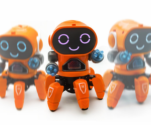 Six Claw Electric <strong>Robot</strong> Kit Kid Educational Set Diy Toy <strong>Robot</strong> for Child with Music 7 Color Light - Product Image 4