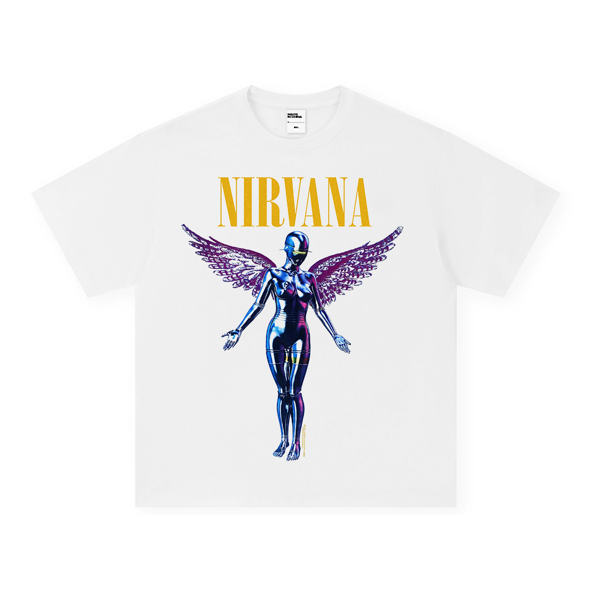 Nirvana metal angel-white