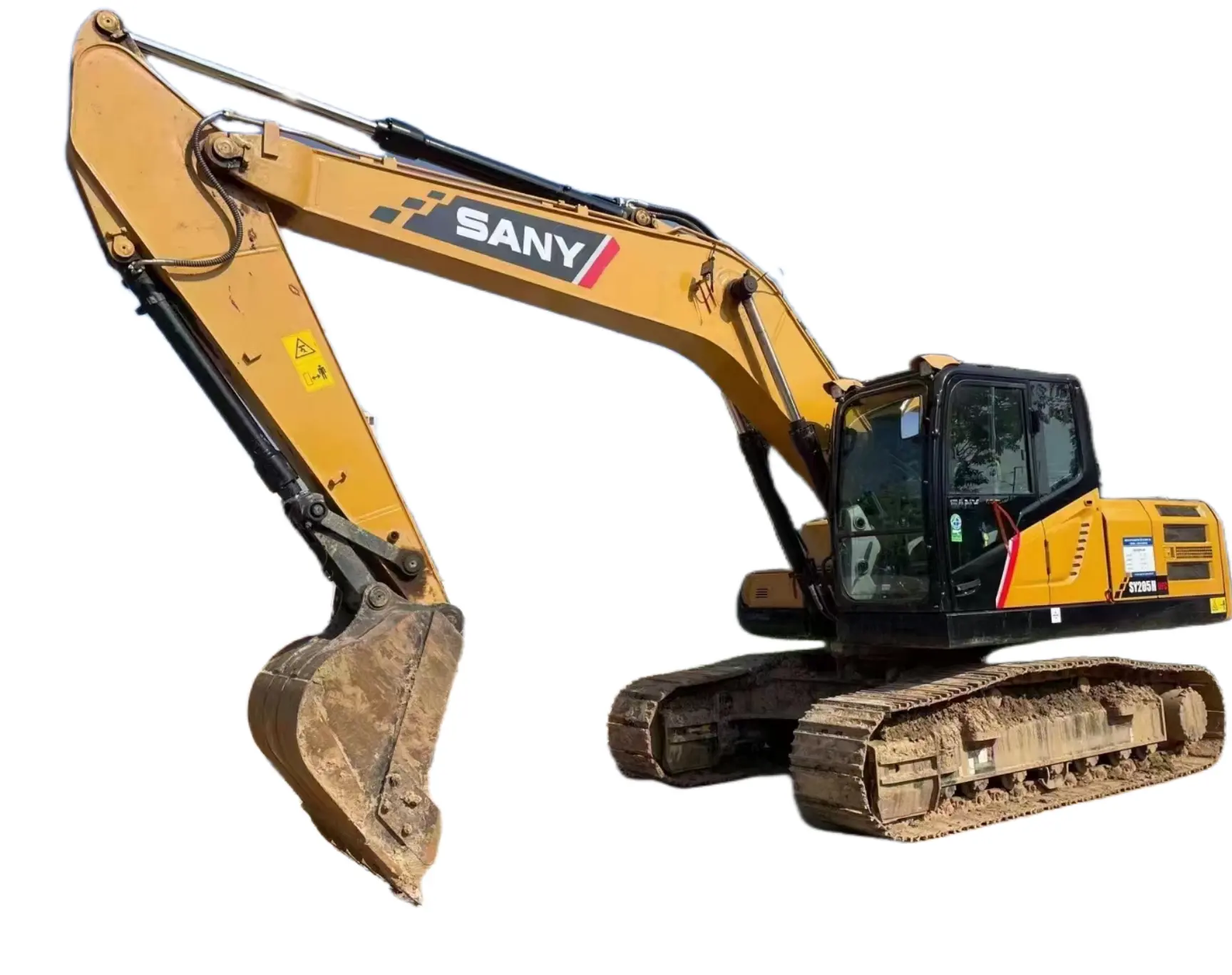 Escavatore usato efficiente ed affidabile sany SY205 10 tonnellate grande escavatore cingolato usato
