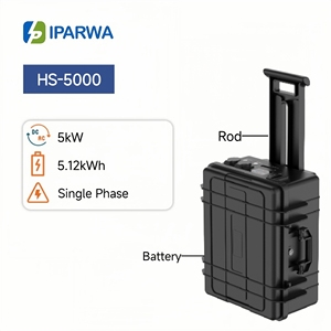 IPARWA离网便携式电站2/3/5KW太阳能发电机杆式锂电池MPPT控制器车源库存 - Product Image 1