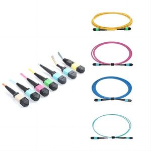 MpoジャンパーMTP MPOパッチコードOM3 OM4マルチモードタイプAタイプB 8コア12コア - Product Image 1