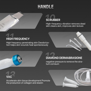 पेशेवर बहुक्रियाशील हाइड्रा त्वचा चेहरे की सुंदरता ऑक्सीजन मशीन - Product Image 4