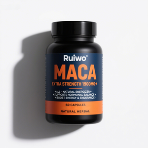 Ruiwo nhãn hiệu riêng Maca gốc viên nang + Hàn Quốc Panax Ginseng - Black + Red Maca chiết xuất từ rễ nhân sâm viên nang bổ sung - Product Image 2