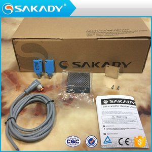 Sakady m8 לייזר לייזר אדום חיישן השתקפות מקוטב 12-24vdc pnp לא + nc חיישן אופטי מרחק 10 מ'
