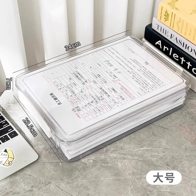 Large Acrylic A4 Storage Box