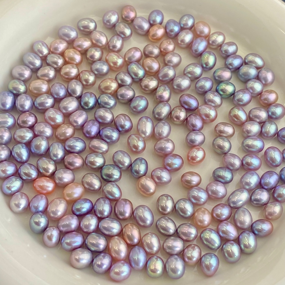 Perla colorata senza fori, 1 pz