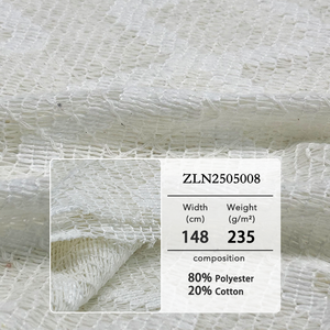 ポリエステル80% とコットン20% の洗練されたスタイリッシュなエンボス布 - Product Image 3