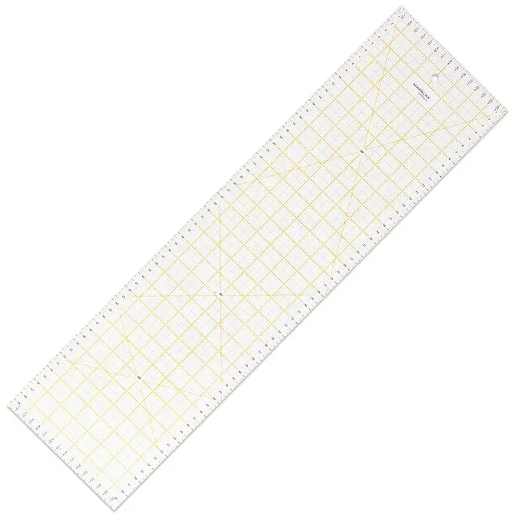 Escala métrica de líneas para coser, acrílico de 3MM de grosor, 60x16 cm, regla acolchada de retales de plástico para sastres # KPR6016