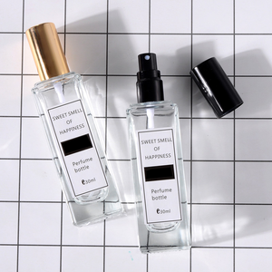 Toptan sıcak satış üreticisi 5ml 7ml 10ml 20ml 30ml 50ml 100ml kare şeklinde sprey lüks doldurulabilir cam parfüm - Product Image 1