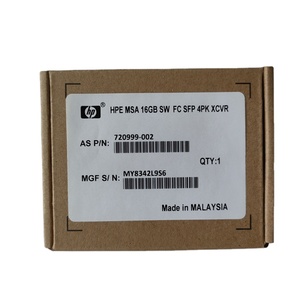 MSA 720999-002 16Gb Short Wave Fibre Channel SFP+ 4-Pack Transceiver MSA2050 717870-001 FC Module Boxed <strong>Networking</strong> Devices - Product Image 1