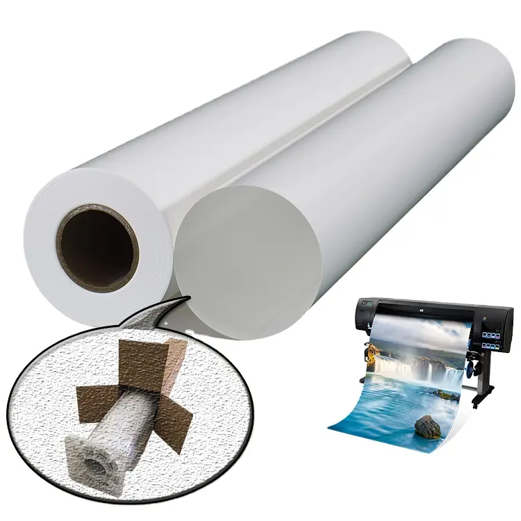 Haute qualité résistant à l'eau Scrim bannière format vinyle transparent pvc film flex bannière rouleau