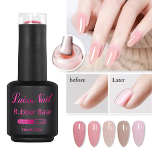 น้ำยาทาเล็บยูวีเจลพร้อมฐานยางปลอดสารหลอดไฟ LED - Product Image 6