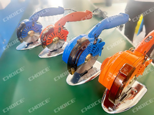 RCS-125 Electric Rotary Fabric <strong>Cutter</strong> Cloth <strong>Cutter</strong> Cutting Machine Electric Rotary <strong>Cutter</strong> for Multi-Layer Cloth
