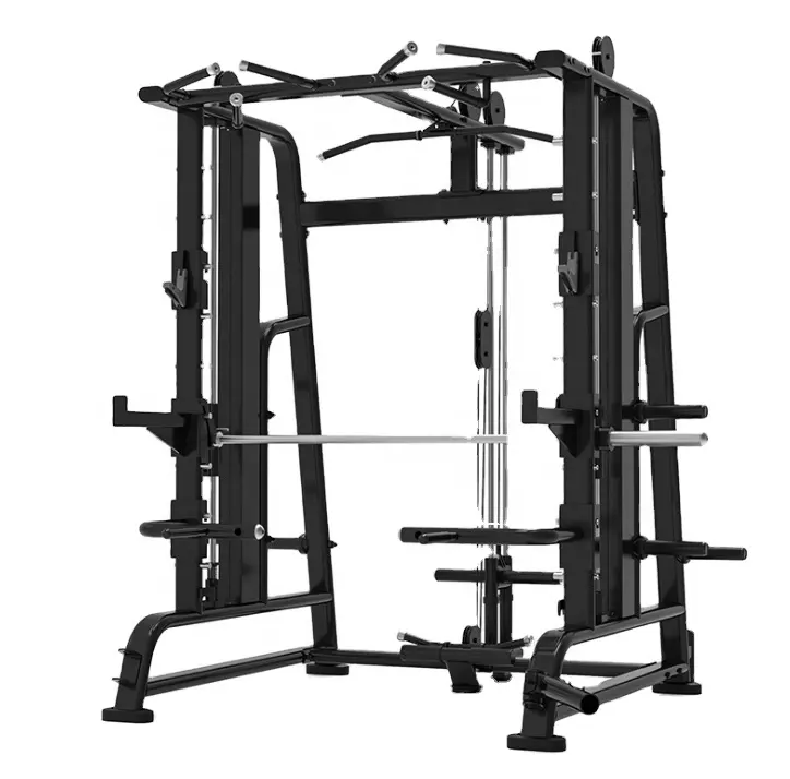 Multifunzionale trainer bilanciere rack palestra forza fitness commerciale power rack usato smith machine