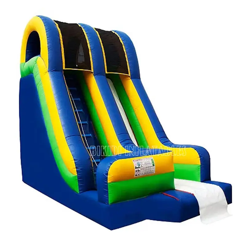 17ft उच्च Inflatable पानी/स्विमिंग पूल के लिए सूखी स्लाइड, बिक्री के लिए Inflatable स्लाइड